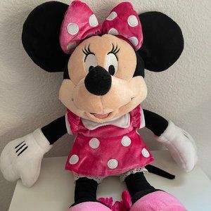 Disney Minnie Mouse Plush Pink Medium 18''